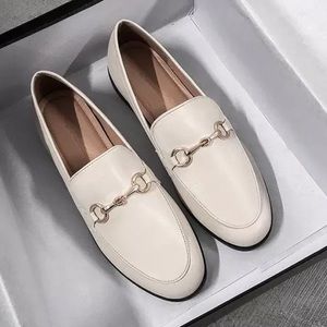 Cream White Loafers